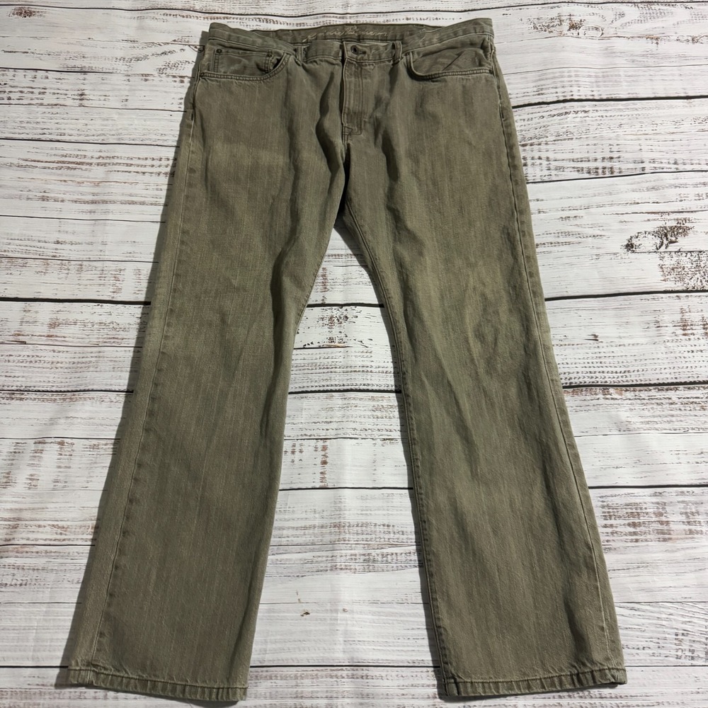 Eddie Bauer Pants Outdoor Hiking Casual Cotton Men's Size 42x32 (Fits 40x32)